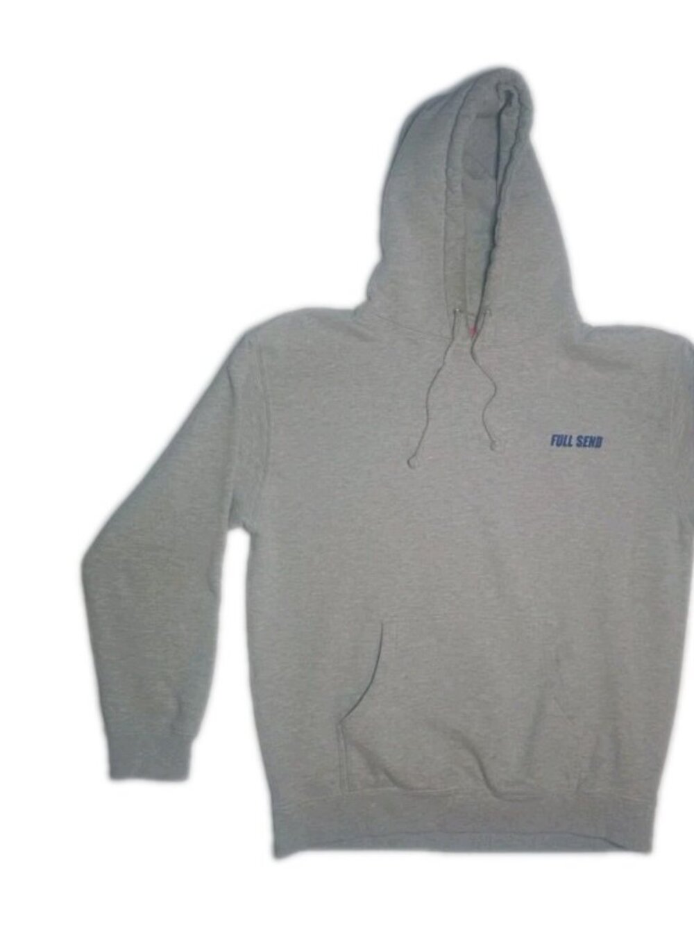 Nelk Boys Full Send Steve Will Do It Gray Embroidered Hoodie Men's Size Large